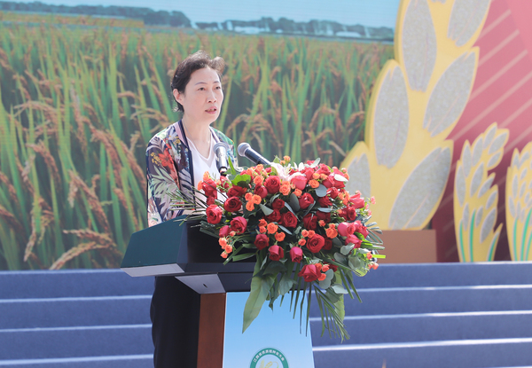 江西省委農(nóng)辦主任、省農(nóng)業(yè)農(nóng)村廳黨組書記、廳長江枝英發(fā)表講話